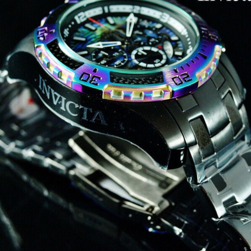 SALE! IRIDESCENT PRO DIVER 52MM!! MUST SEE! NIB!! - Picture 4 of 7
